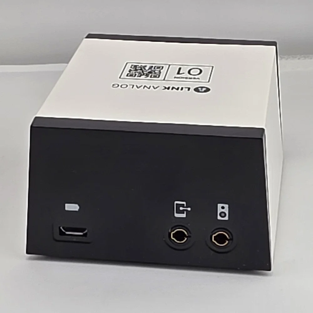 Analog White and Black Analog Audio Interface - Compact USB Mic Preamp